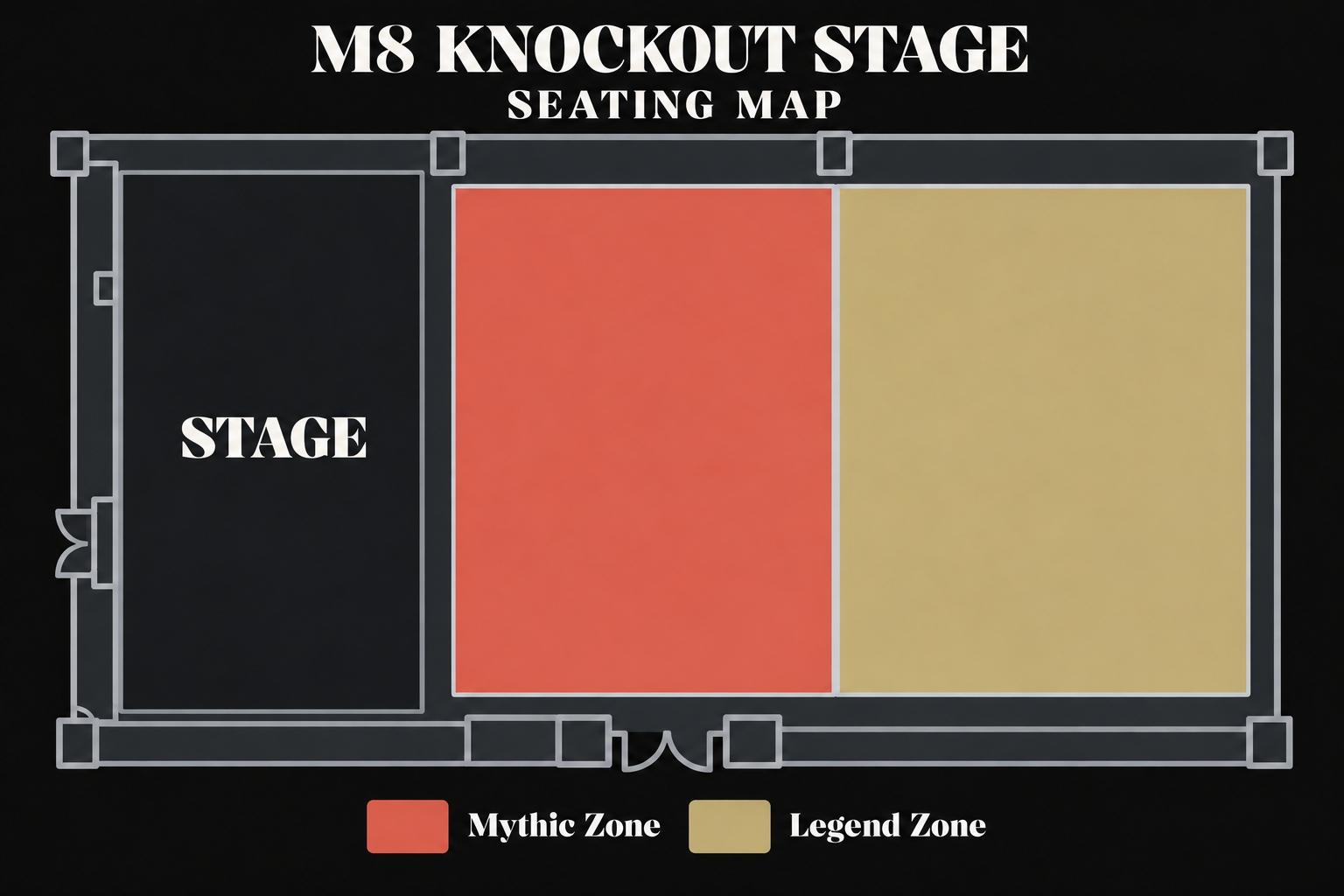 ESA Arena seating plan